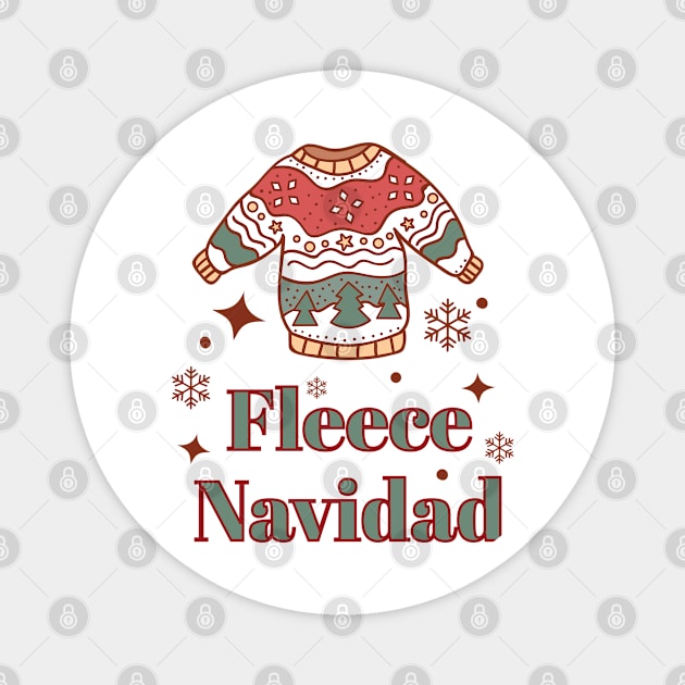 Fleece Navidad Magnet by TurnEffect